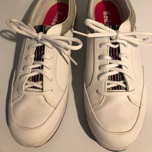 White leather Keds